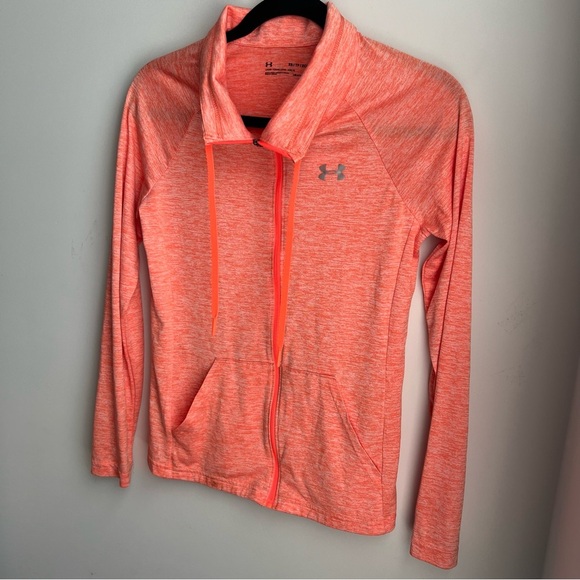 Under Armour Orange Full-zip HEATGEAR jacket - XS - Picture 2 of 12